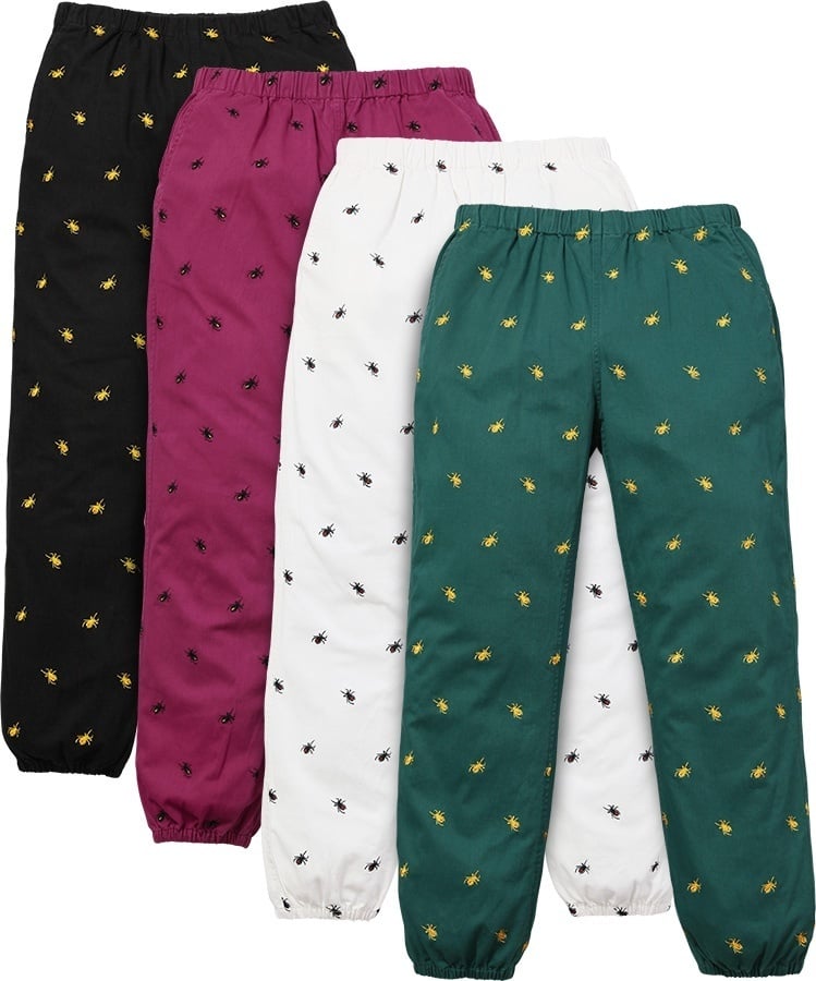 Embroidered Spiders Pant